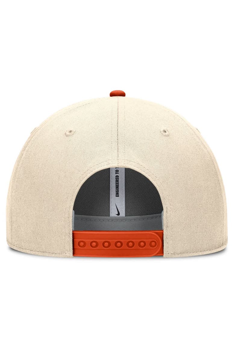 Men's Nike Natural Clemson Tigers Rise Legacy Adjustable Hat, Alternate, color, Natural