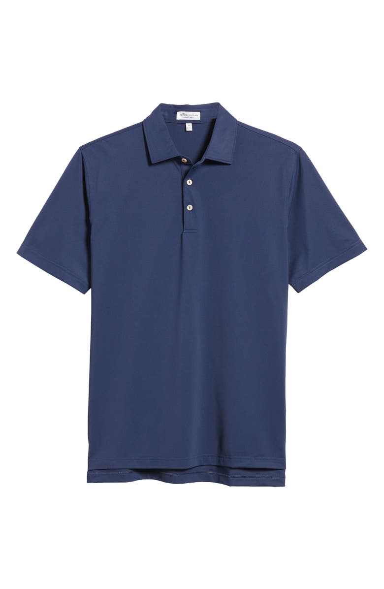 Peter Millar Solid Performance Polo, Alternate, color, Navy