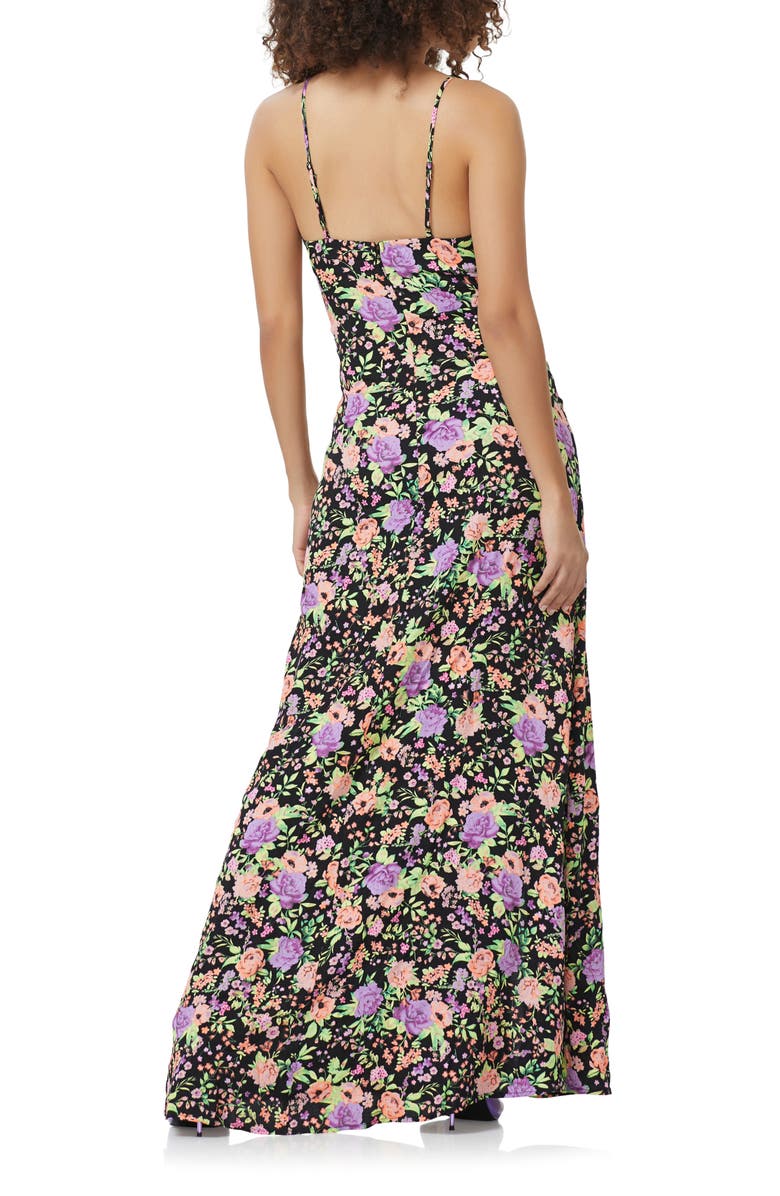 AFRM Maggi Floral Print Maxi Dress, Alternate, color, 