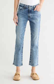 AG Mari High Waist Ankle Slim Straight Leg Jeans