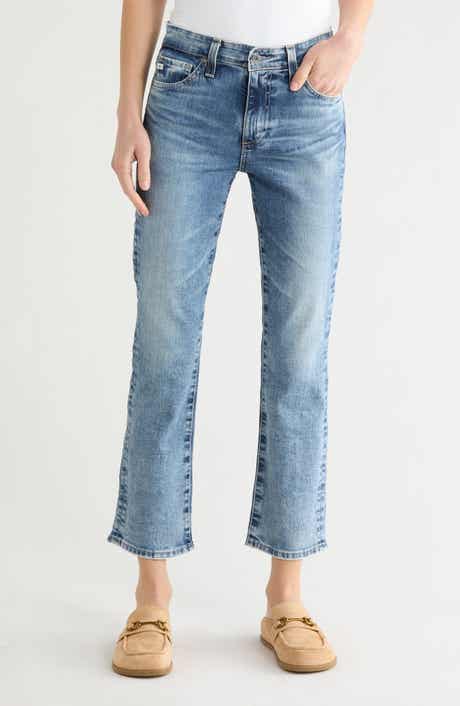 AG Mari High Waist Ankle Slim Straight Leg Jeans