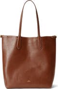 Polo Ralph Lauren Calfskin Leather Tote Bag
