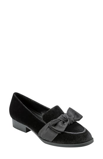 Bandolino Bow Loafer In Black