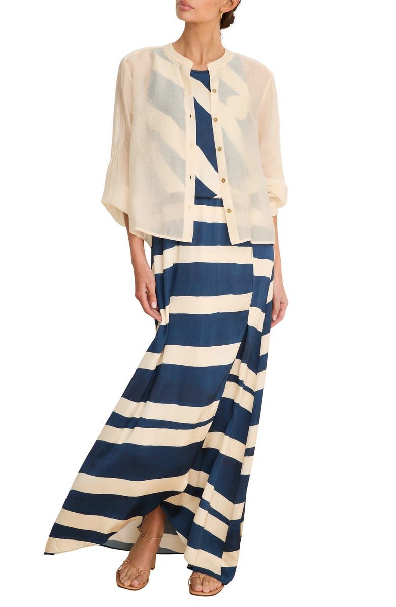 NIC+ZOE Femme Semi-Sheer Jacket, Alternate, color, Classic Cream