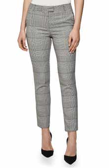 Reiss Deborah Glen Check Slim Ankle Trousers