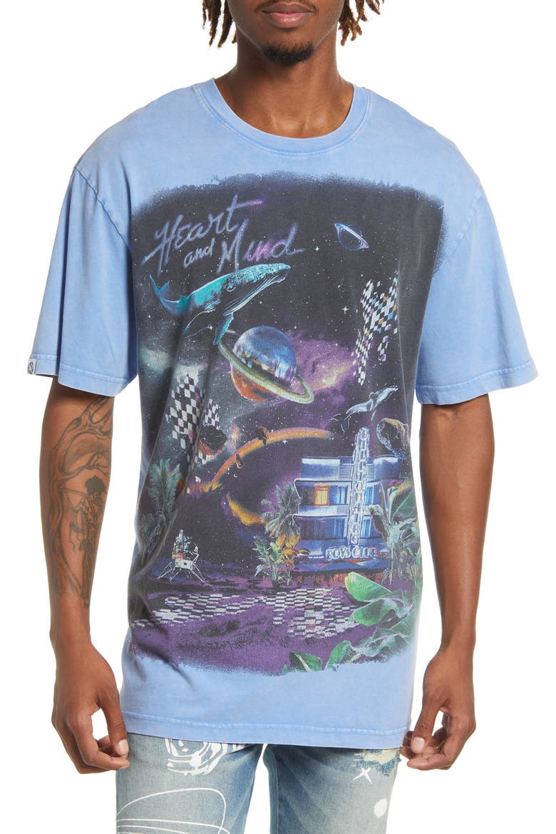 BB Hotel Graphic T-Shirt, Main, color, WEDGEWOOD