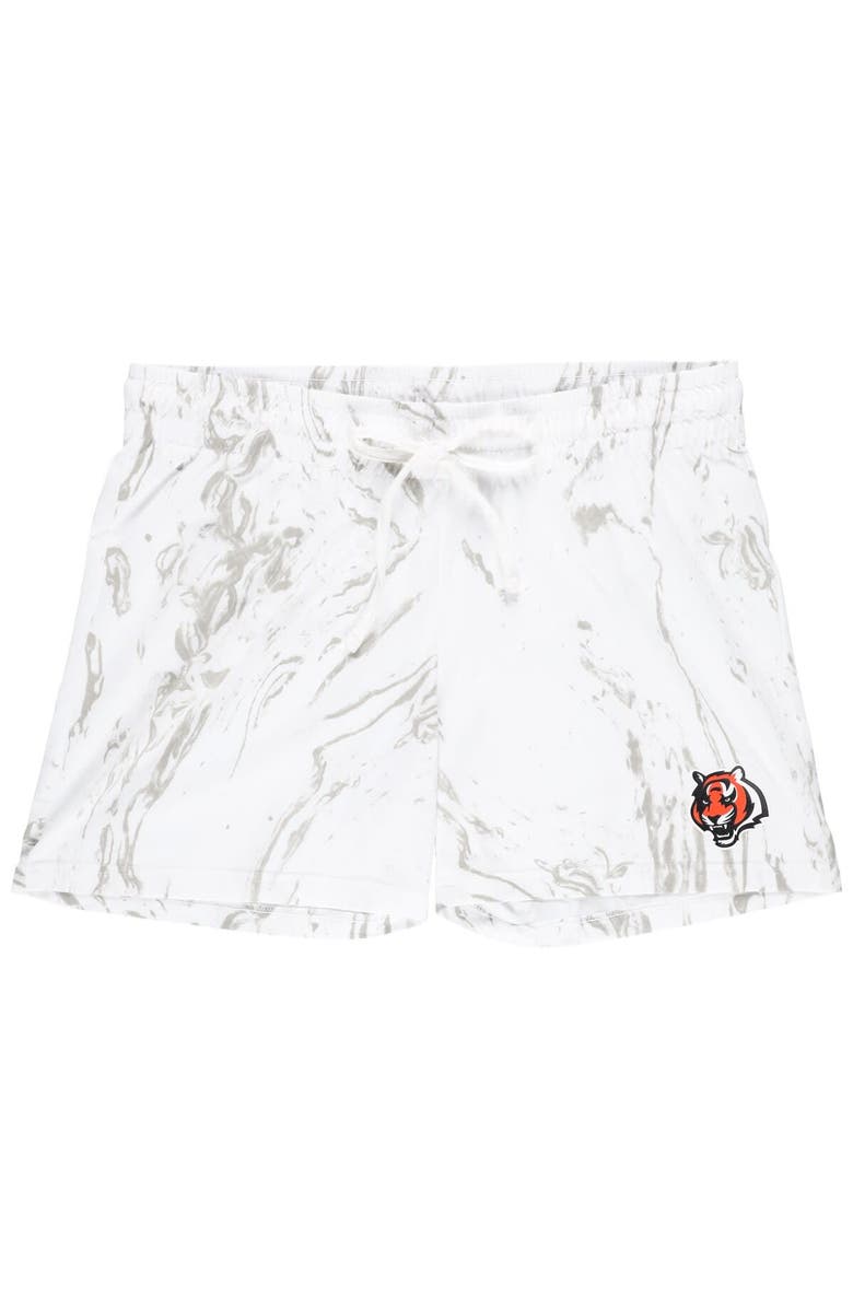 CONCEPTS SPORT Women's Concepts Sport White Cincinnati Bengals Plus Size Quartz Tank Top & Shorts Set, Alternate, color, 