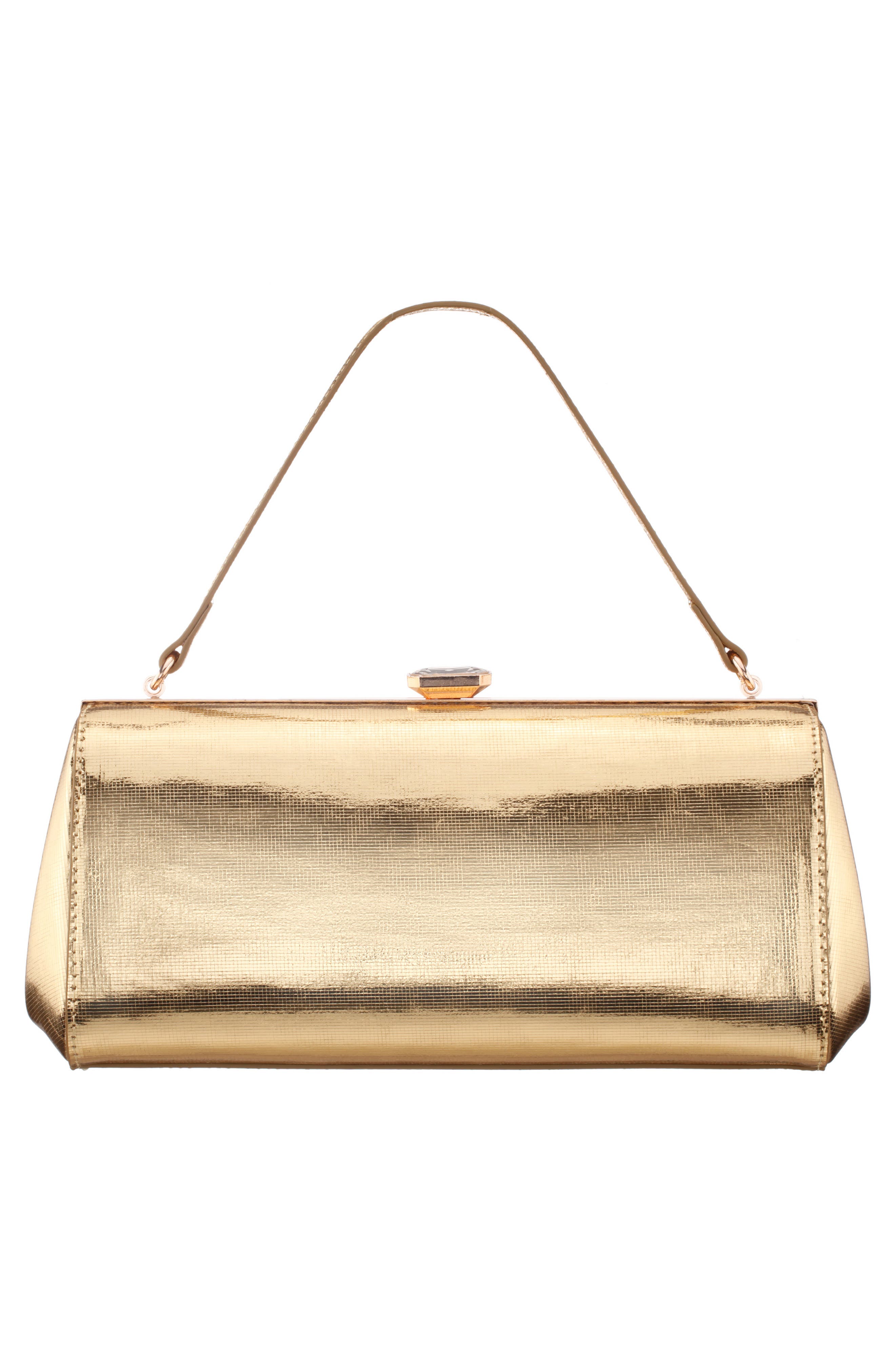 Delsie-D Clutch, Alternate, color, GOLD