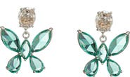 EYE CANDY LOS ANGELES Nora CZ Butterfly Drop Earrings