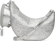 Kate Spade New York mini duo crinkle metallic leather crossbody bag