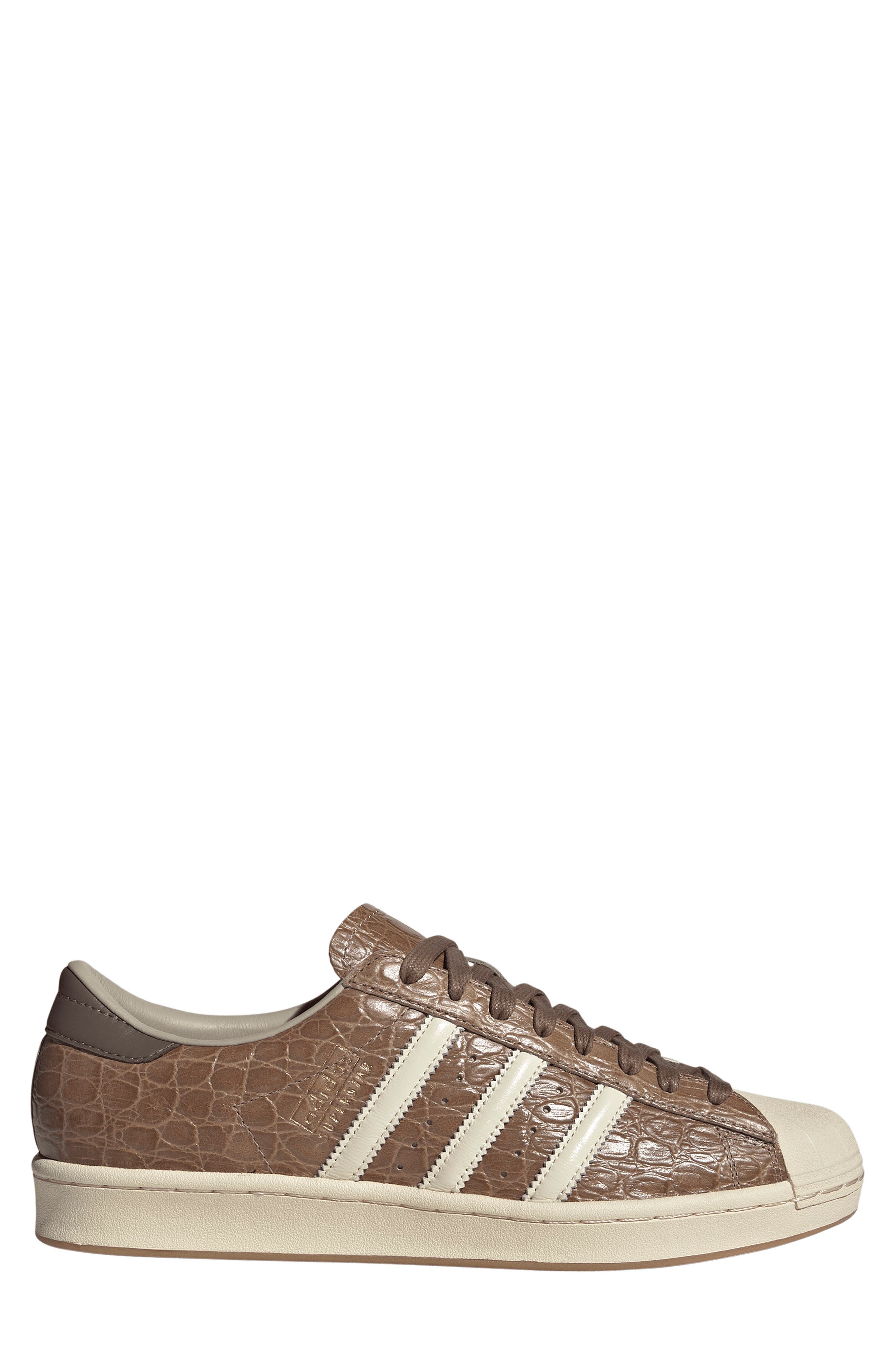 Gender Inclusive Superstar Vintage Sneaker, Alternate, color, BROWN/ CREAM WHITE/ WHITE