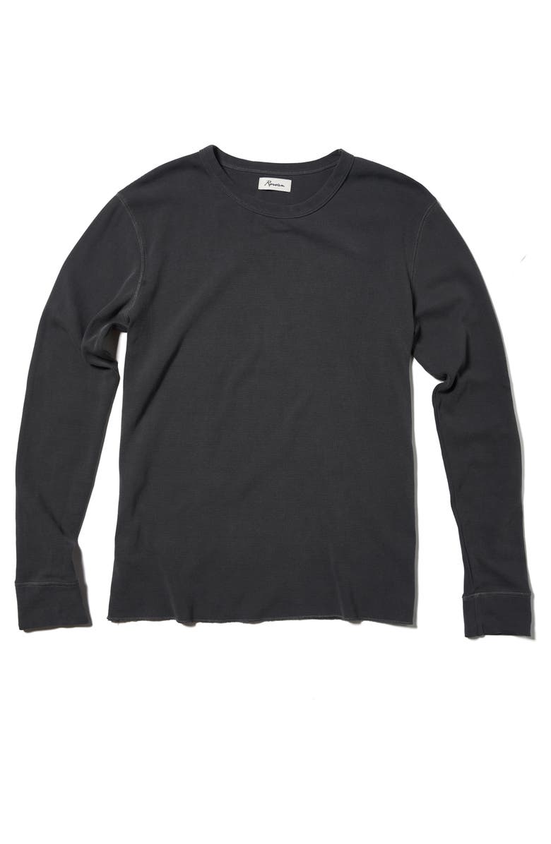 Rowan Idyllwild Long Sleeve Thermal T-Shirt, Main, color, Faded Black