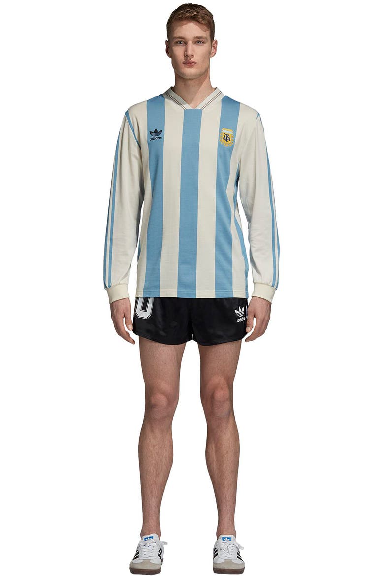 adidas Original Argentina 1987 Shorts, Alternate, color, BLACK