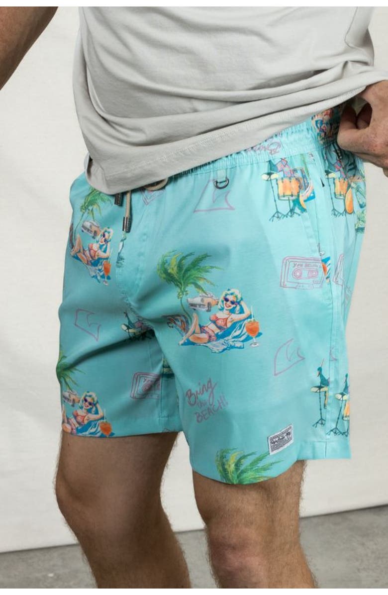 Baja Llama 502s - STRETCH SWIMSUIT, Alternate, color, Green