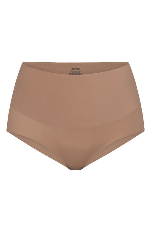 Skims Smoothing Intimates High Waist Briefs In Brown