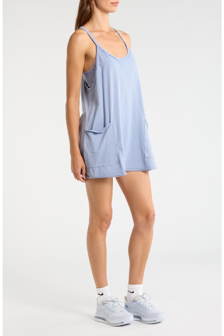 FP Movement Hot Shot Racerback Romper, Alternate, color, BLUE ASH