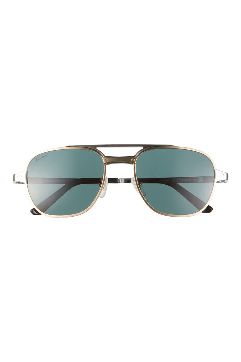56mm Polarized Panthos Sunglasses, Main, color, GOLD