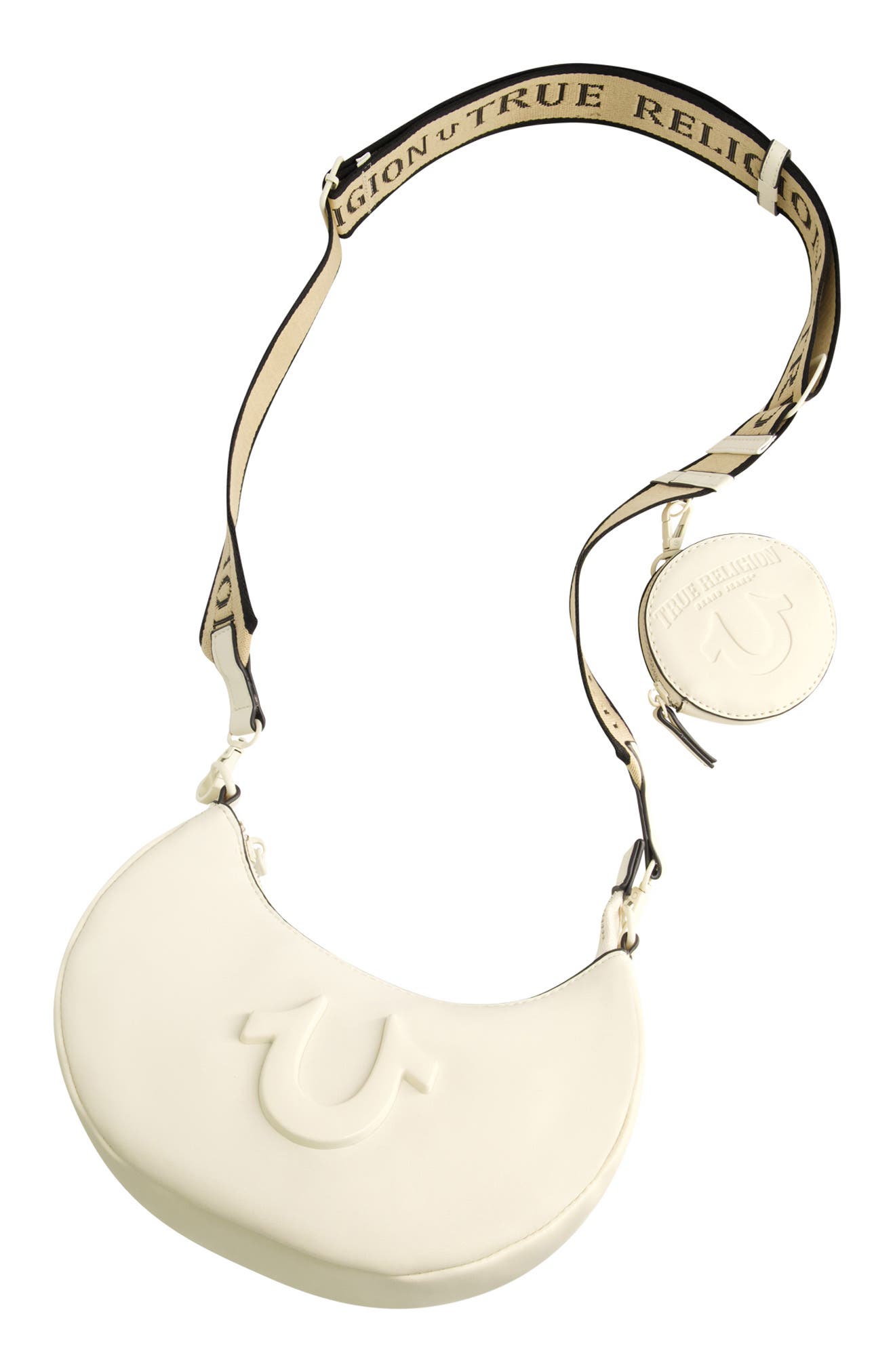 Horseshoe Shoulder Bag, Alternate, color, IVORY