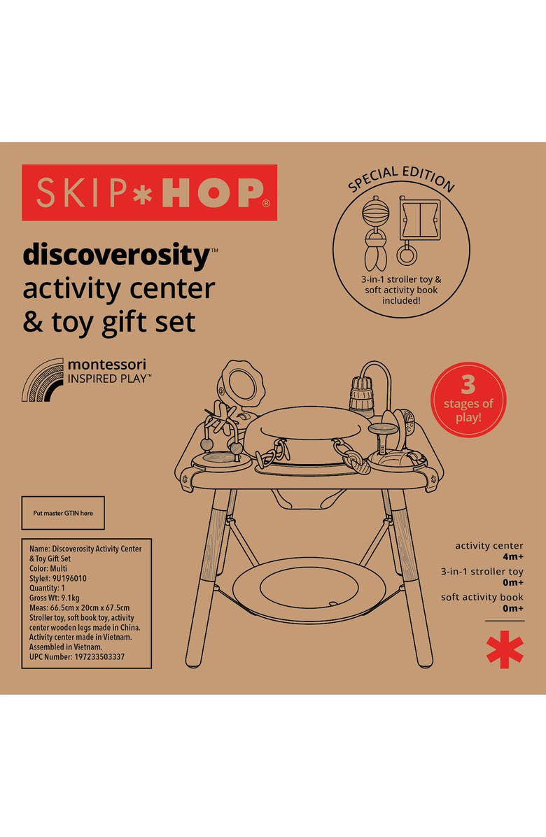 Skip Hop Discoverosity 3-Stage Activity Center, Alternate, color,