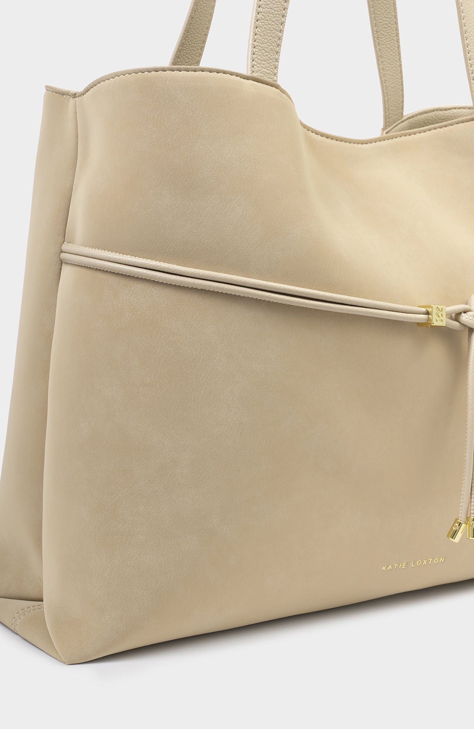 Katie Loxton Lori Tote Bag, Alternate, color, Desert Sand Suedette