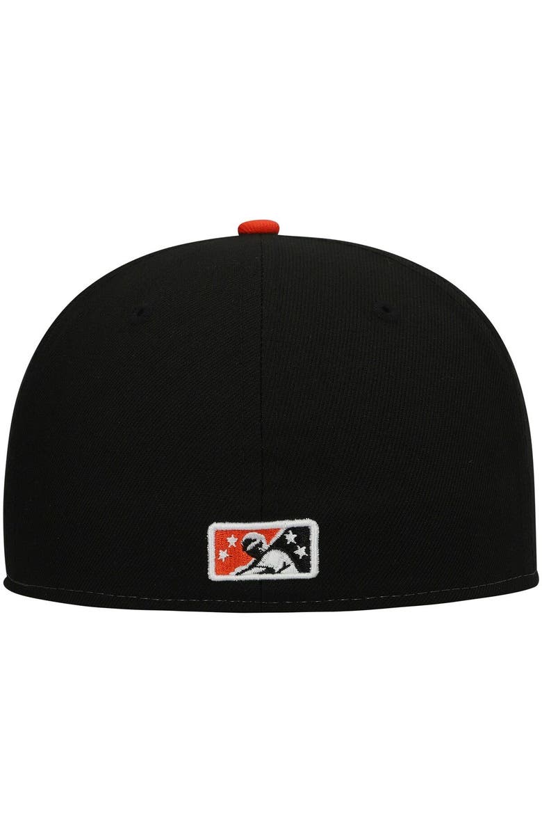 New Era Men's New Era White Bowie Baysox Authentic Collection Team Home 59FIFTY Fitted Hat, Alternate, color,