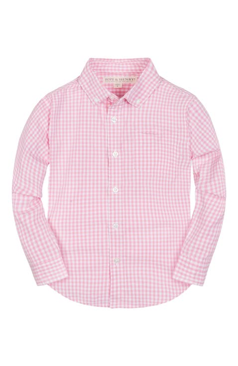 Baby Boys' Organic Stretch Poplin Shirt, Infant