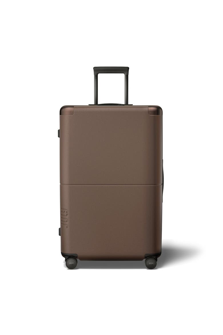 Checked Plus With Built In Tracking, Main, color, Dark Brown
