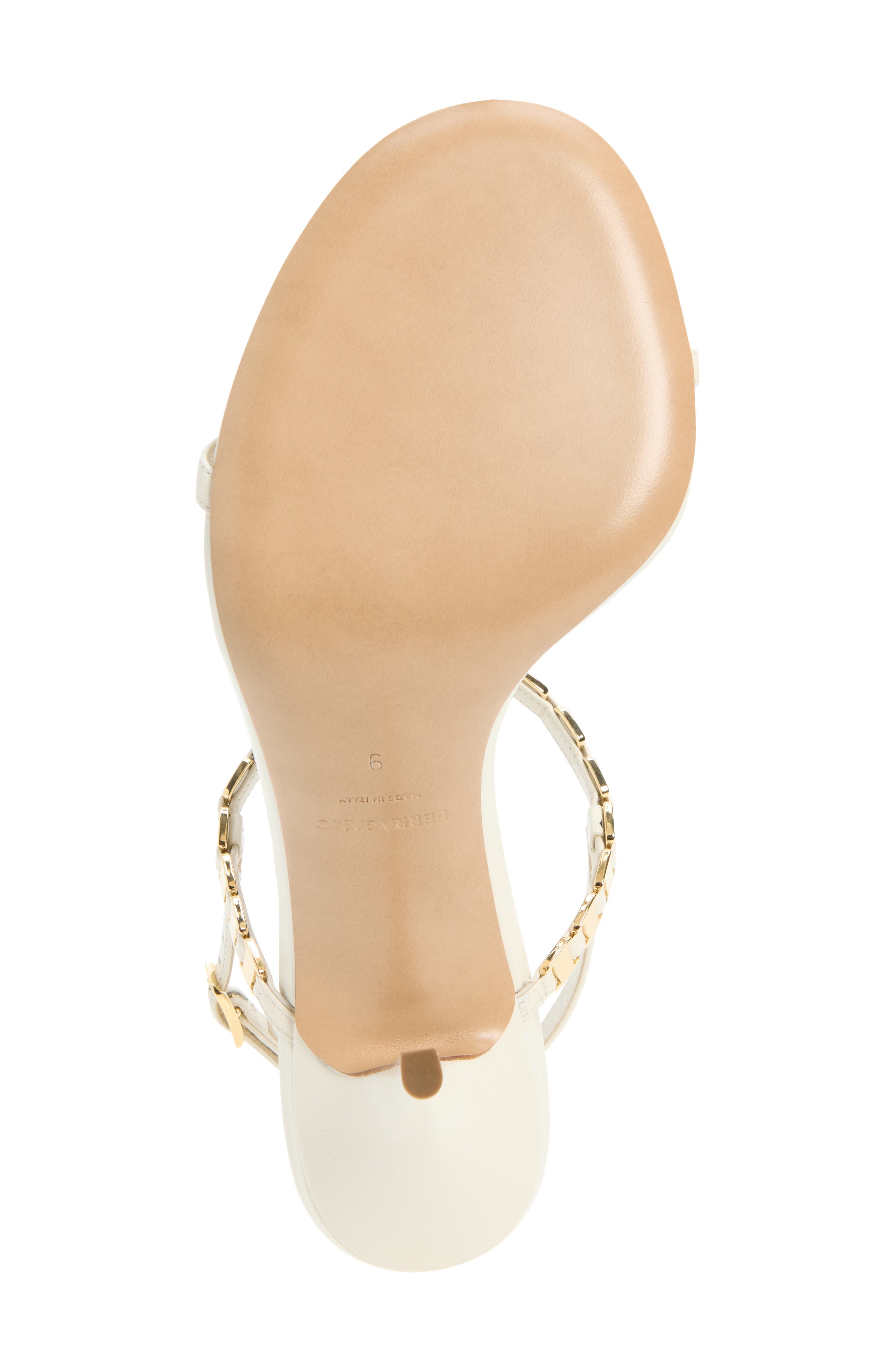 FERRAGAMO Estea Slingback T-Strap Sandal, Alternate, color, Florence Mascarpone