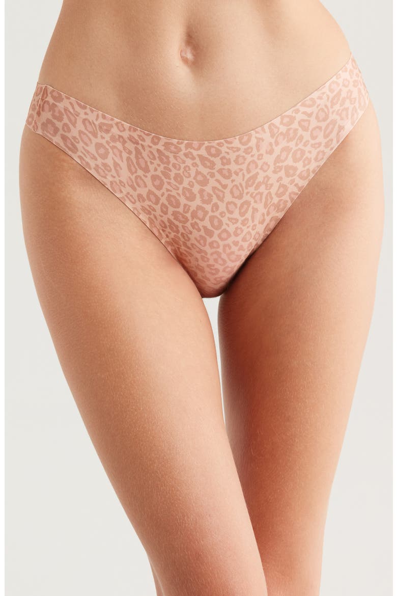 Soft Stretch Thong, Main, color, LEOPARD PRINTDNU