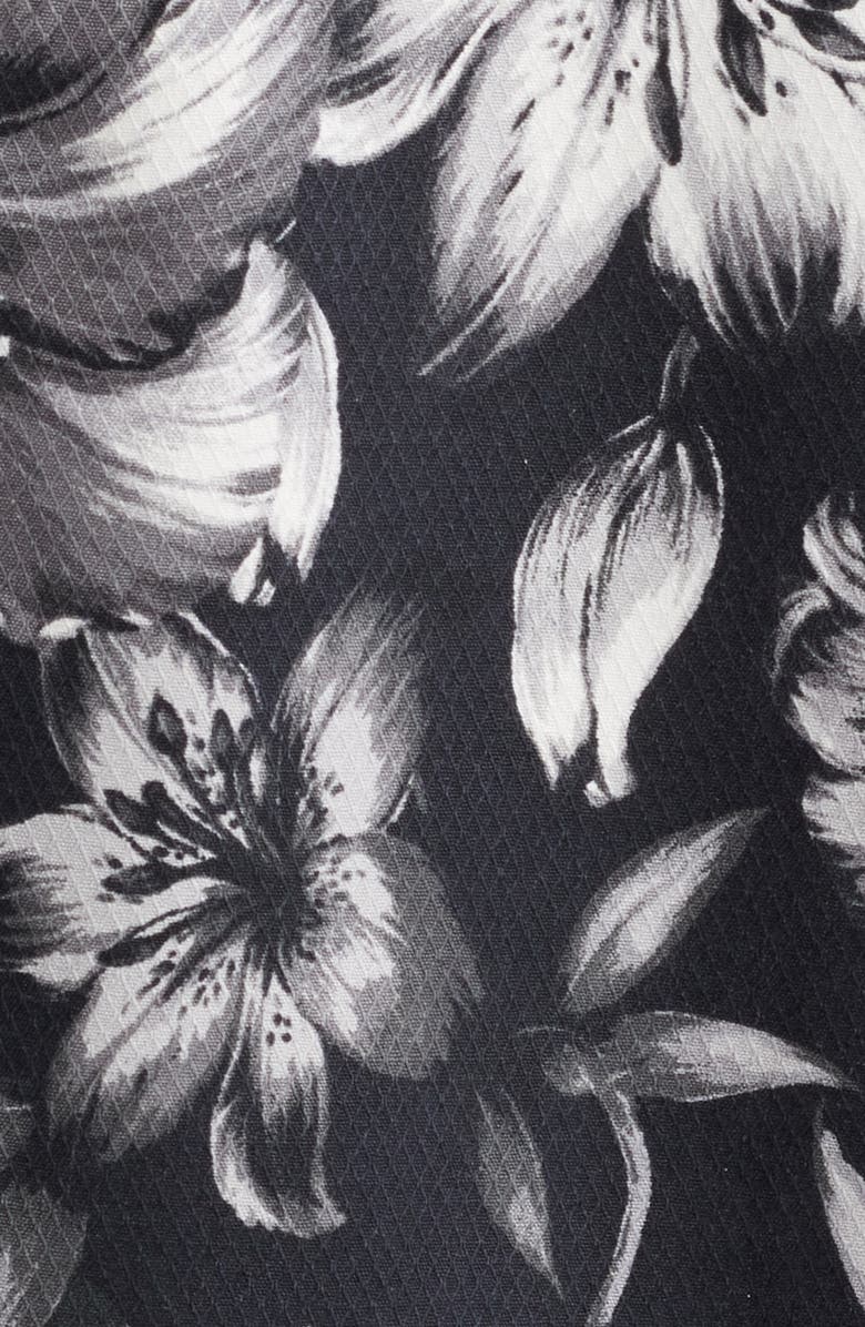 Tommy Bahama Hibiscus Hideaway Short Sleeve Silk Button-Up Shirt, Alternate, color, 