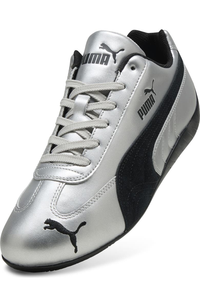 PUMA Speedcat Metallic Sneaker, Alternate, color, Puma Silver/ Puma Black