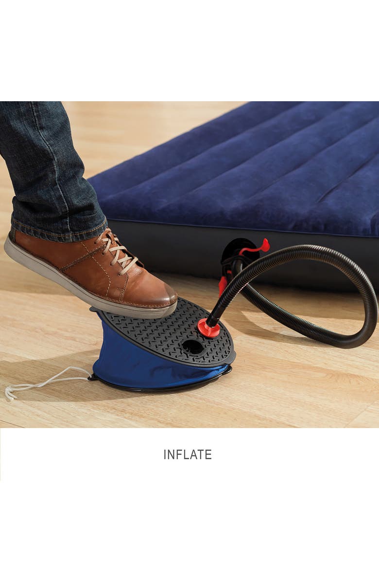 Intex Foot Pump 11 Inch Air Pump, Alternate, color, Multicolored