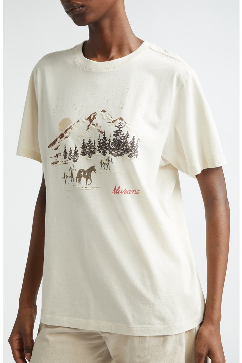 Zewel Graphic T-Shirt, Alternate, color, ECRU