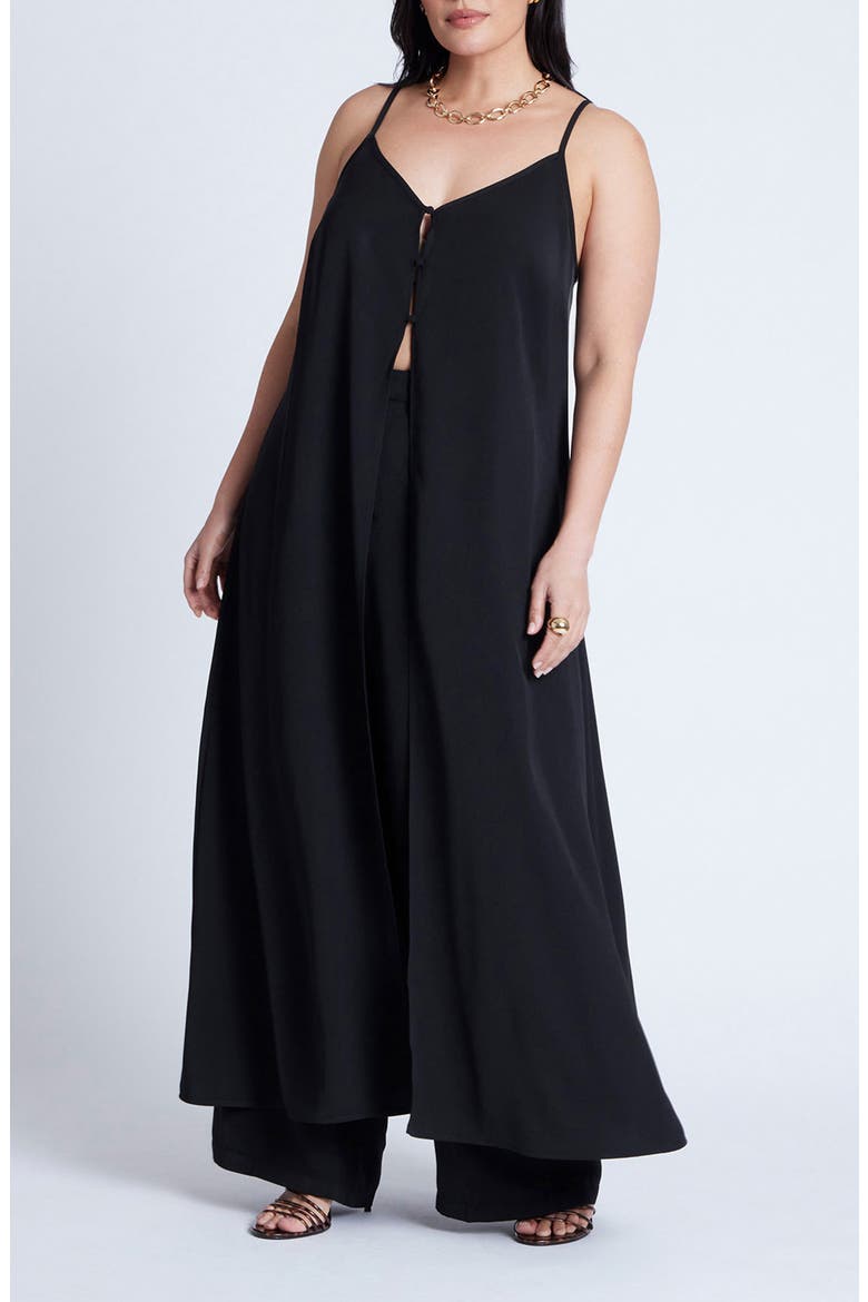 Flyaway Duster Vest, Main, color, BLACK