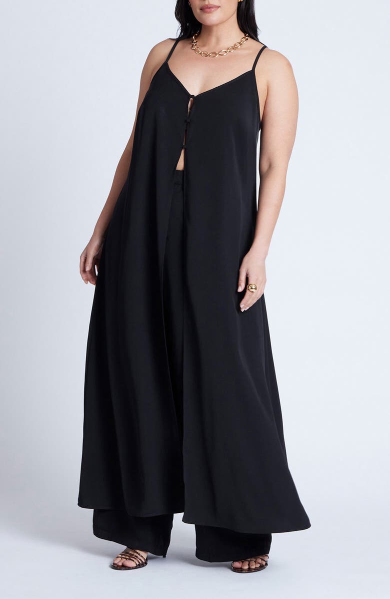 ELOQUII Flyaway Duster Vest, Main, color, 