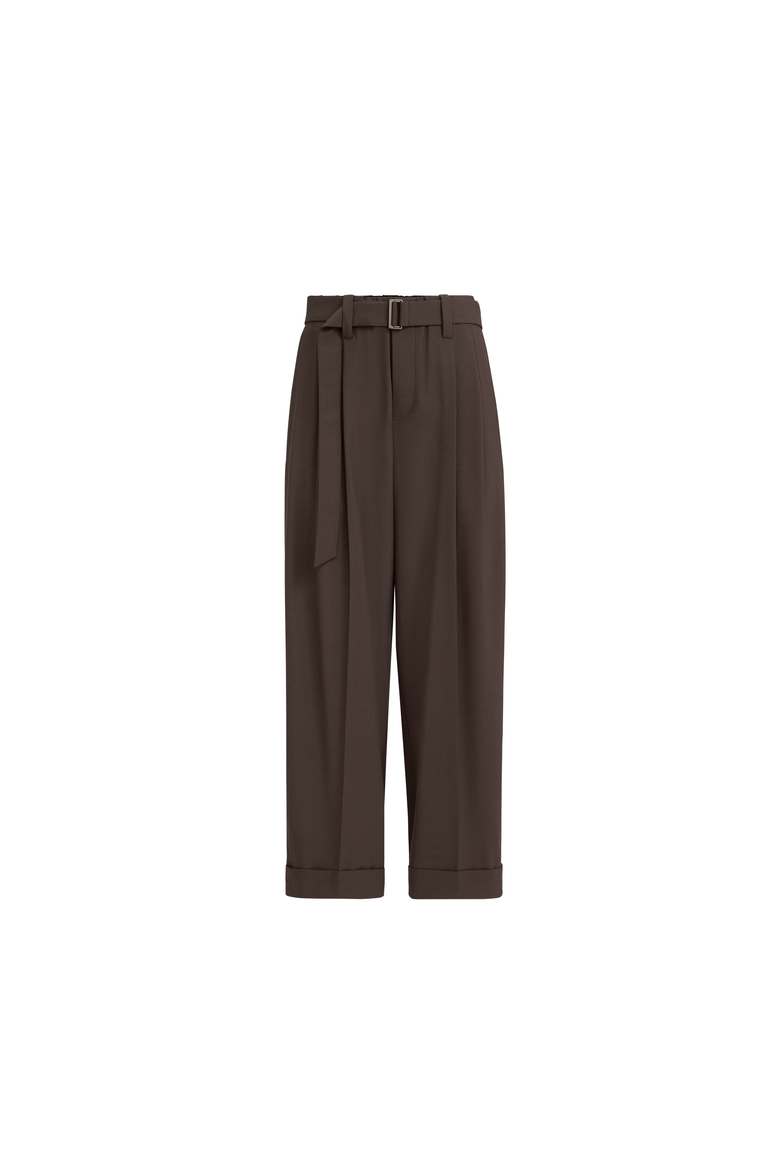 Sartorial Baggy trousers, Alternate, color, Cocoa