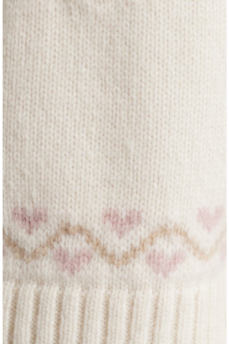 Shantae Fair Isle Merino Wool Cardigan, Alternate, color, PINK CHAMPAGNE