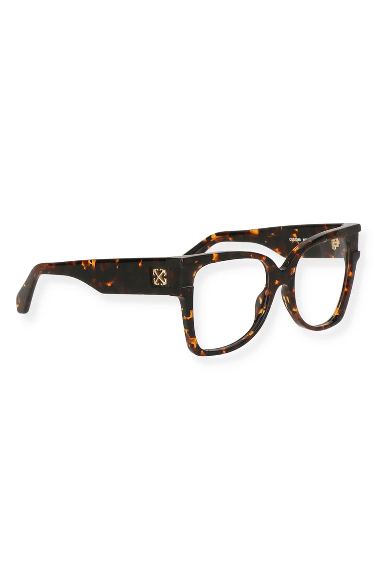 Off-White Havana 54mm Square Optical Frames, Alternate, color, 