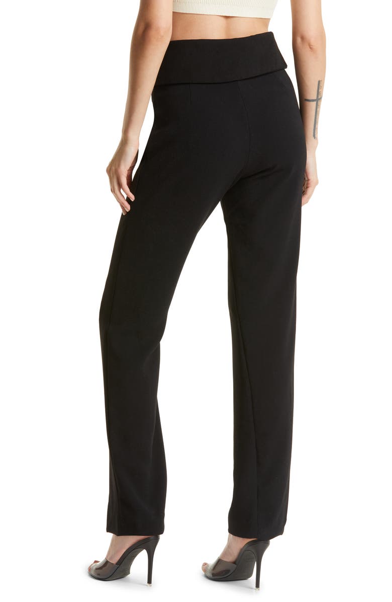HOUSE OF CB Ava Fold Front Trousers, Alternate, color,