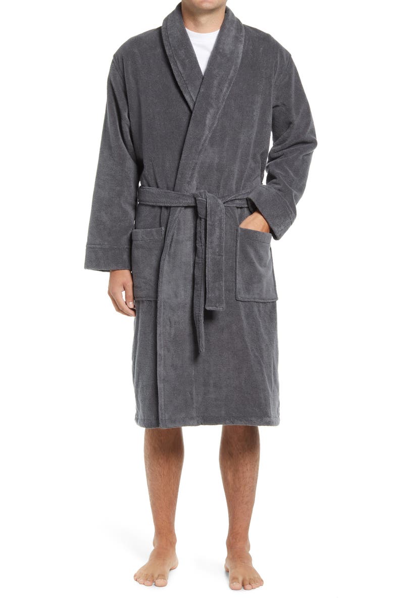 L.L.Bean Organic Cotton Terry Robe, Main, color,