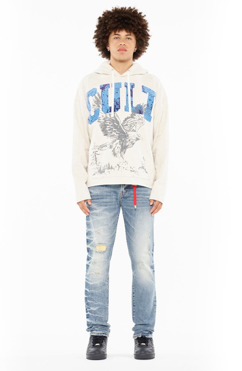 Cult of Individuality Graphic Hoodie, Alternate, color, Cream Heather