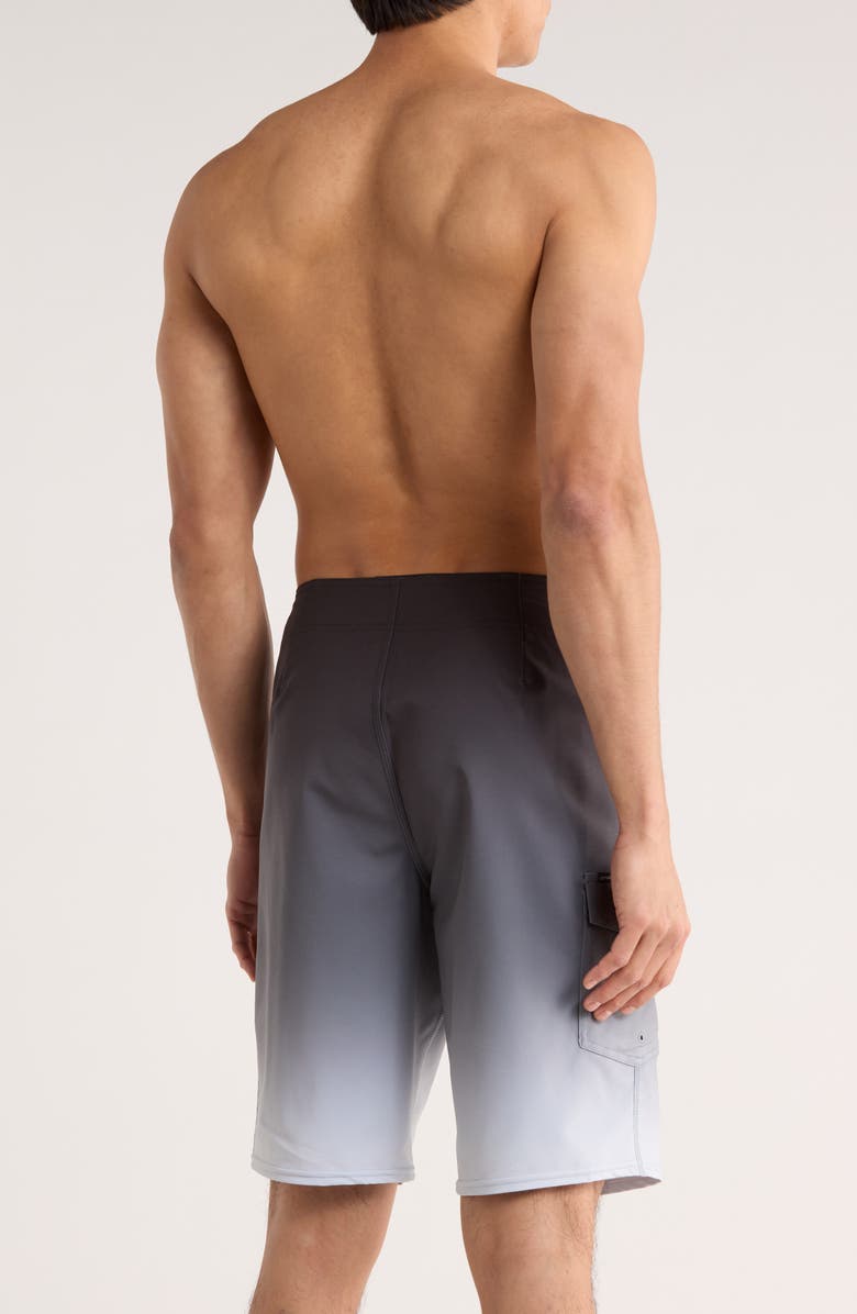 O'Neill Hyperfreak Divergent Water Resistant Swim Trunks, Alternate, color, Grey