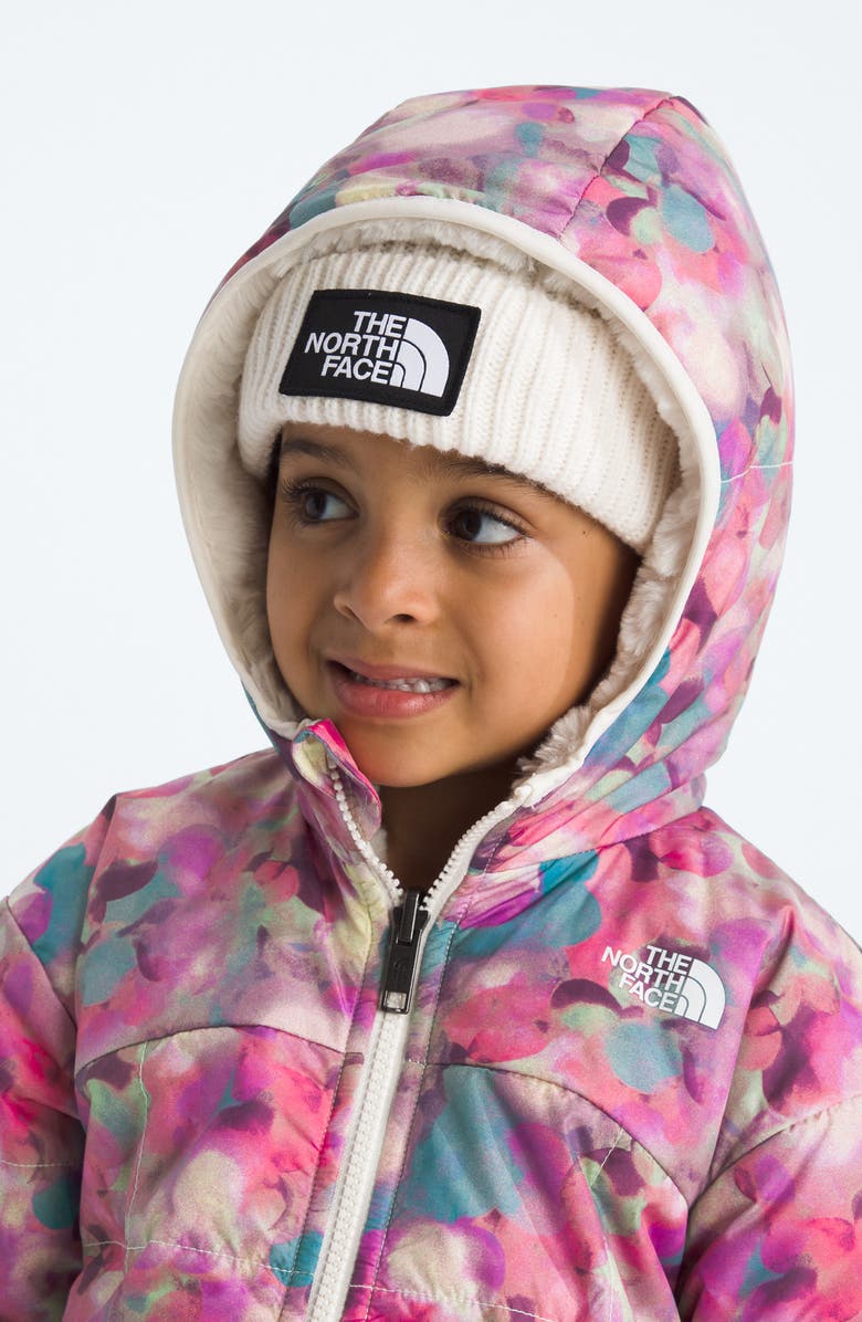 The North Face Kids' Shasta Reversible Hooded Jacket, Alternate, color, Lite Lilac Lens Flare Print