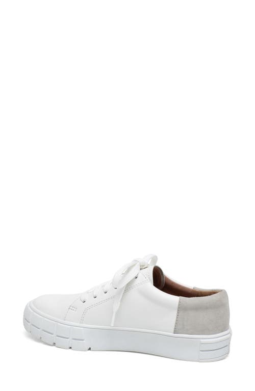 Linea Paolo Kenzi Platform Sneaker In Eggshell/off White