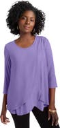 Jessica London Double-Layer High-Low Tunic