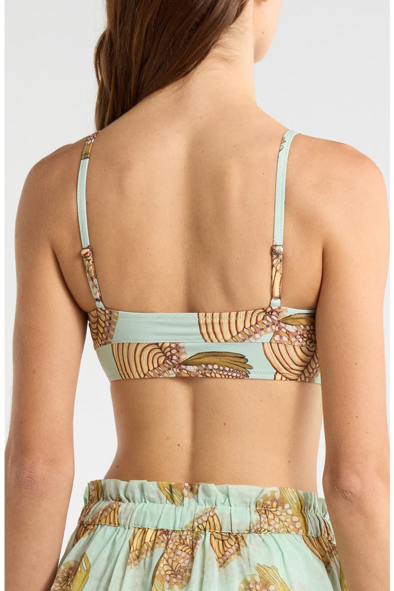 Zahara Bra Cup Bikini Top, Alternate, color, WATER BLOSSOMS