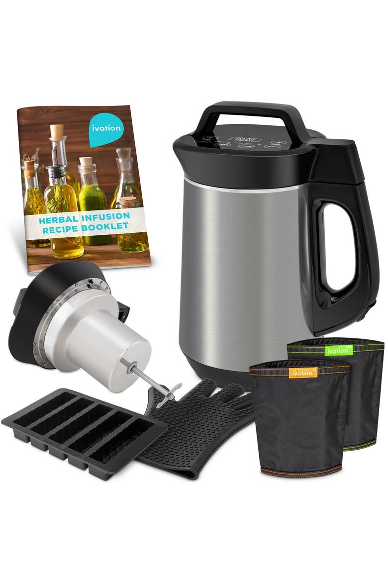 Herbal Infusion Machine, Essential Oil Extractor Making Butter, Oils & Tinctures, and More, Main, color, Silver