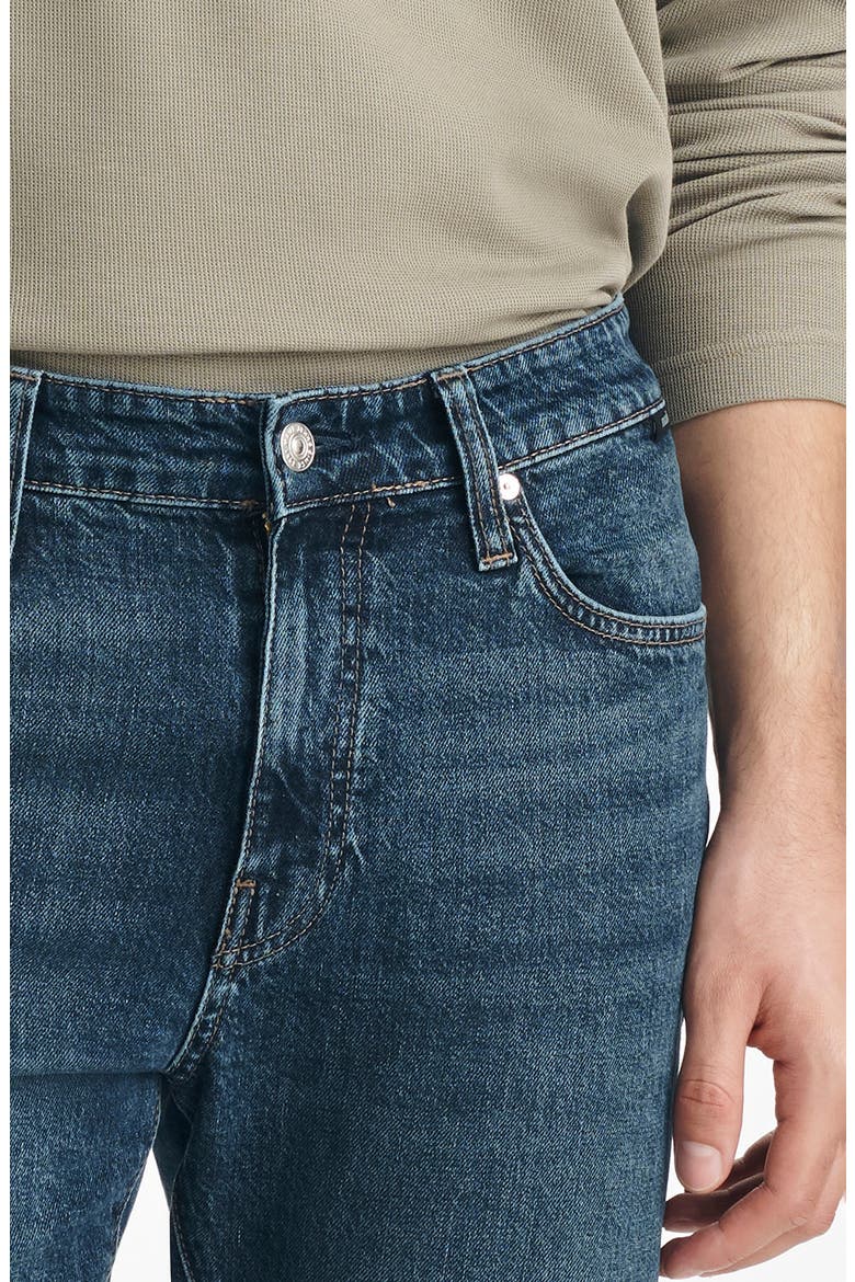 Zach Straight Leg Jeans, Alternate, color, DARK BRUSHED CLASSIC