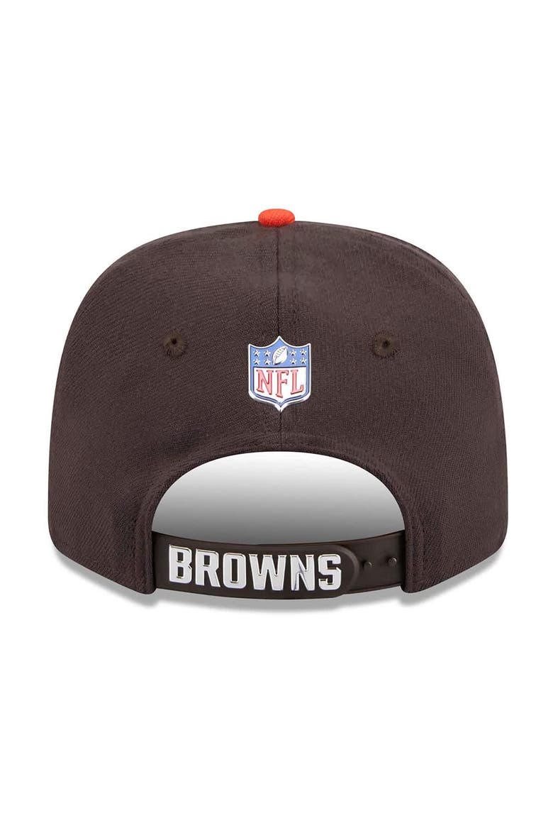 Men's New Era  Brown/Orange Cleveland Browns 2026 NFL Draft 9SEVENTY Adjustable Hat, Alternate, color, Brown