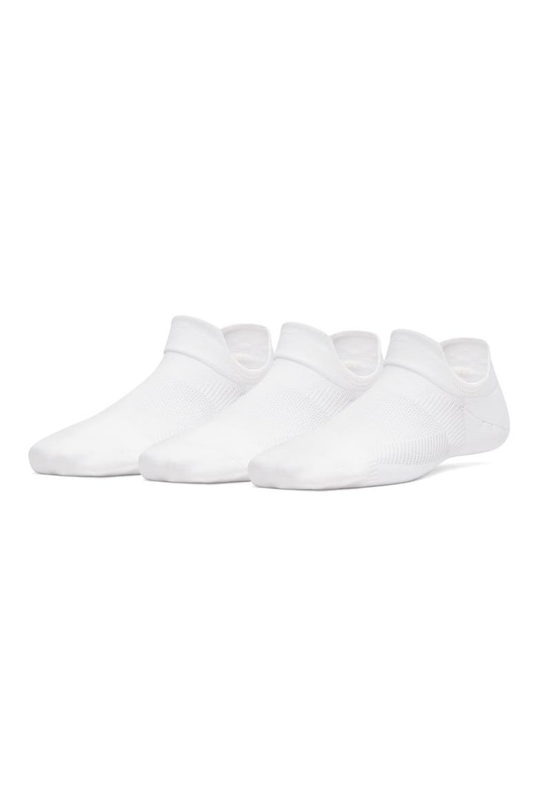 Vanish 3-Pack Performance No Show Socks, Main, color, 100 WHITE